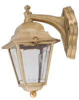 Wandlampe Au&szlig;en Messing Haus Terrasse Rustikal