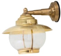 Wandlampe Au&szlig;en Messing IP23 Maritim Haus PYRGOS