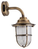 Wandlampe Au&szlig;en Messing IP64 Haust&uuml;r Hof Antik