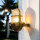Außenwandleuchte Messing IP64 Maritim Haus SANTORIN
