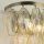 Wandlampe Glas Messing Antik Champagner E14 H:22 cm