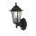 Außenwandlampe Glas Schwarz E27 IP44 Bewegungsmelder