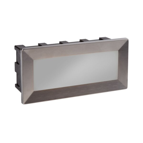 LED Einbauleuchte Außen 4000K Aluminium Silber IP65