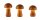 LED Tischlampe 3er-Set 3000K Holz Natur Ø6,3 cm 39 lm