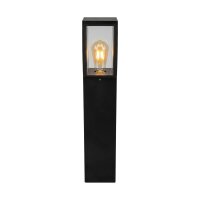 Pollerleuchte Schwarz Garten E27 IP44 H:45 cm modern