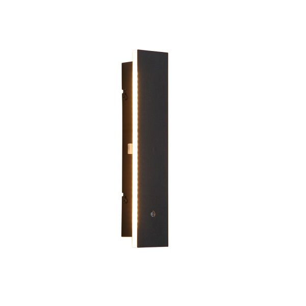 LED Außenleuchte Sensor 2700-4000K Sandschwarz IP65