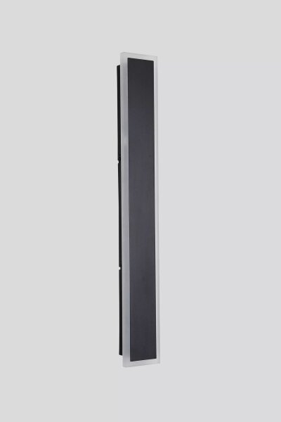 LED Außenwandleuchte 2700-4000K Sandschwarz IP65 schmal