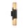 Außenwandlampe Glas Schwarz Bernstein E27 IP44 Up Down