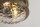 Deckenlampe Klarglas Messing Antik E27 IP44 Ø35 cm rund