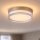 LED Deckenleuchte 2300-4000K Metall Gold IP65 Ø23 cm
