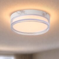 LED Deckenlampe CCT 2300-4000K Marmor IP65 &Oslash;23 cm flach