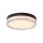 LED Deckenleuchte 2300-4000K Metall Schwarz IP65 Ø30 cm