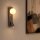 Wandleuchte schwenkbar Glas Bronze-Braun G9 LED H:30 cm