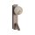 Wandleuchte schwenkbar Glas Bronze-Braun G9 LED H:30 cm
