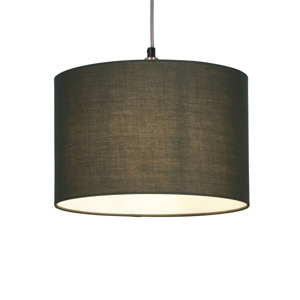 Lampenschirm Baumwolle Smaragdgrün E14 E27 Ø30 cm Loft