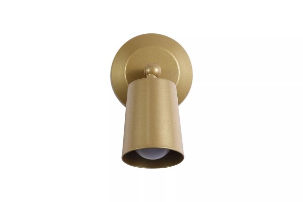 LED Wandstrahler Akku 3000K Metall Gold T:12 cm 160 lm
