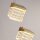 LED Pendelleuchte 3000K Metall Messing Ø35 cm 5-flammig