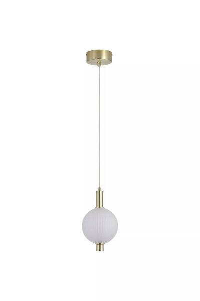 LED Hängelampe 3000K Glas Metall Messing Ø15 cm Modern