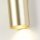 Wandlampe Up Down Aluminium Gold GU10 H:15,4 cm modern