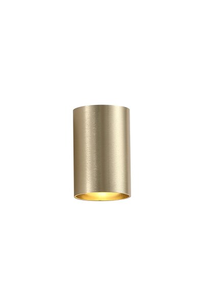 Wandleuchte Aluminium Gold GU10 B:6,5 cm schmal