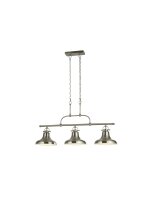 Pendelleuchte Metall Silber Weiß E27 L:96 cm...