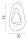 LED Wandlampe 3000K Glas Metall Schwarz B:20cm indirekt