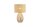 Tischlampe Glas Stoffschirm Champagner E27 H:40 cm