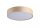 Deckenleuchte Stoff Champagner blendarm E27 Ø50 cm rund