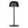 LED Tischlampe Akku dimmbar 3000K Metall Schwarz IP54