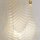 Wandlampe Glas Metall Messing Weiß E14 H:29 cm blendarm