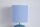 Tischleuchte Glas Stoff Blau E27 H:30,5 cm Modern