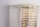 Wandleuchte Glas Metall Gold E14 H:18 cm Glasstäbe klar