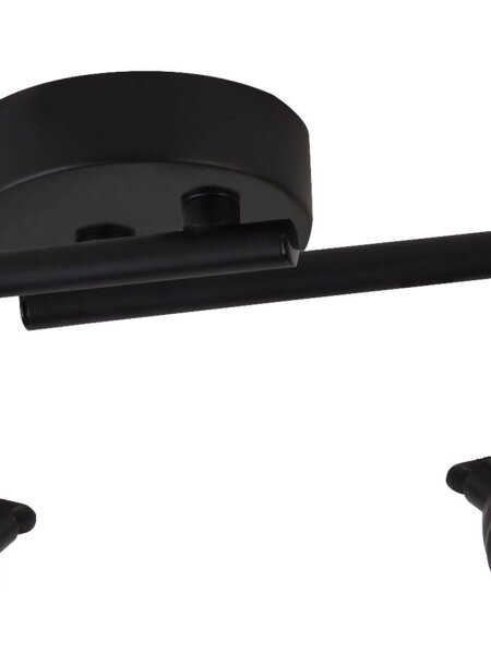 Deckenspot schwenkbar Metall Silber Weiß GU10 L:81 cm