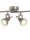 Deckenstrahler drehbar Edelstahl Silber GU10 L:81 cm