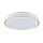 LED Deckenleuchte 3000K Metall Weiß Ø39,5 cm blendarm