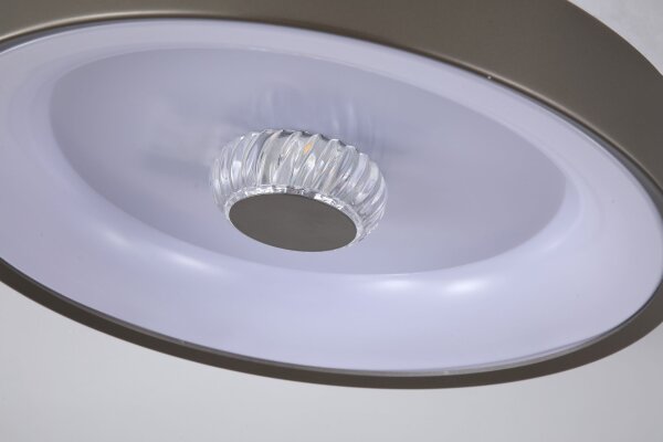 LED Deckenleuchte dimmbar 3000K Metall Bronze-Braun