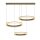 LED Pendelleuchte CCT 2700-4000K Sandfarben B:45 cm