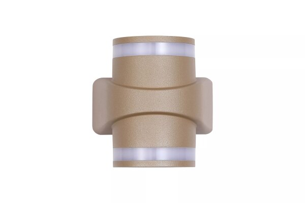 LED Außenleuchte 3000K Aluminium Gold IP65 H:14,1 cm