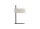 Tischlampe Metall Leinen Schwarz Natur E14 H:43 cm oval