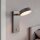 LED Wandstrahler Schalter 3000K Metall Sandgrau H:27 cm