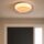 LED Deckenlampe 3000-6000K Metall Bernstein Weiß Ø30 cm