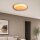 LED Deckenleuchte 3000-6000K Metall Bernstein Ø40 cm