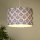 Lampenschirm Stoff Creme Blau E14 E27 H:22 cm Zylinder