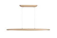 LED Hängelampe CCT 2700-4000K Holzasche Natur L:120 cm
