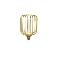 LED Leuchtmittel 2700K Glas Gold E27 &Oslash;10 cm K&auml;fig