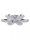 LED Deckenleuchte 4000K Glas Metall Chrom L:52 cm oval