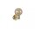 Wandleuchte Glas Messing Champagner G9 IP44 H:12,4 cm