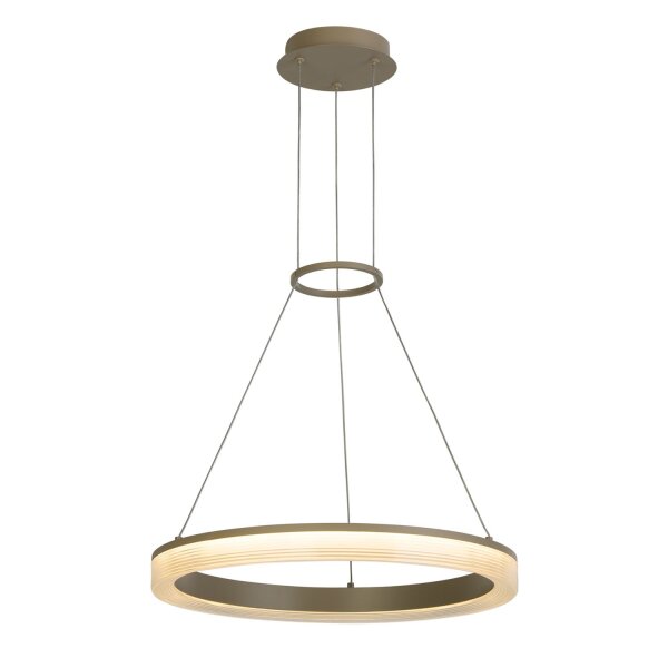 LED Hängelampe CCT 2700-4000K Metall Sandfarben Ø45 cm