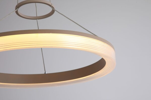 LED Hängelampe CCT 2700-4000K Metall Sandfarben Ø45 cm