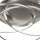 LED Deckenlampe 3000K Metall Silber Ø48 cm Lichtring